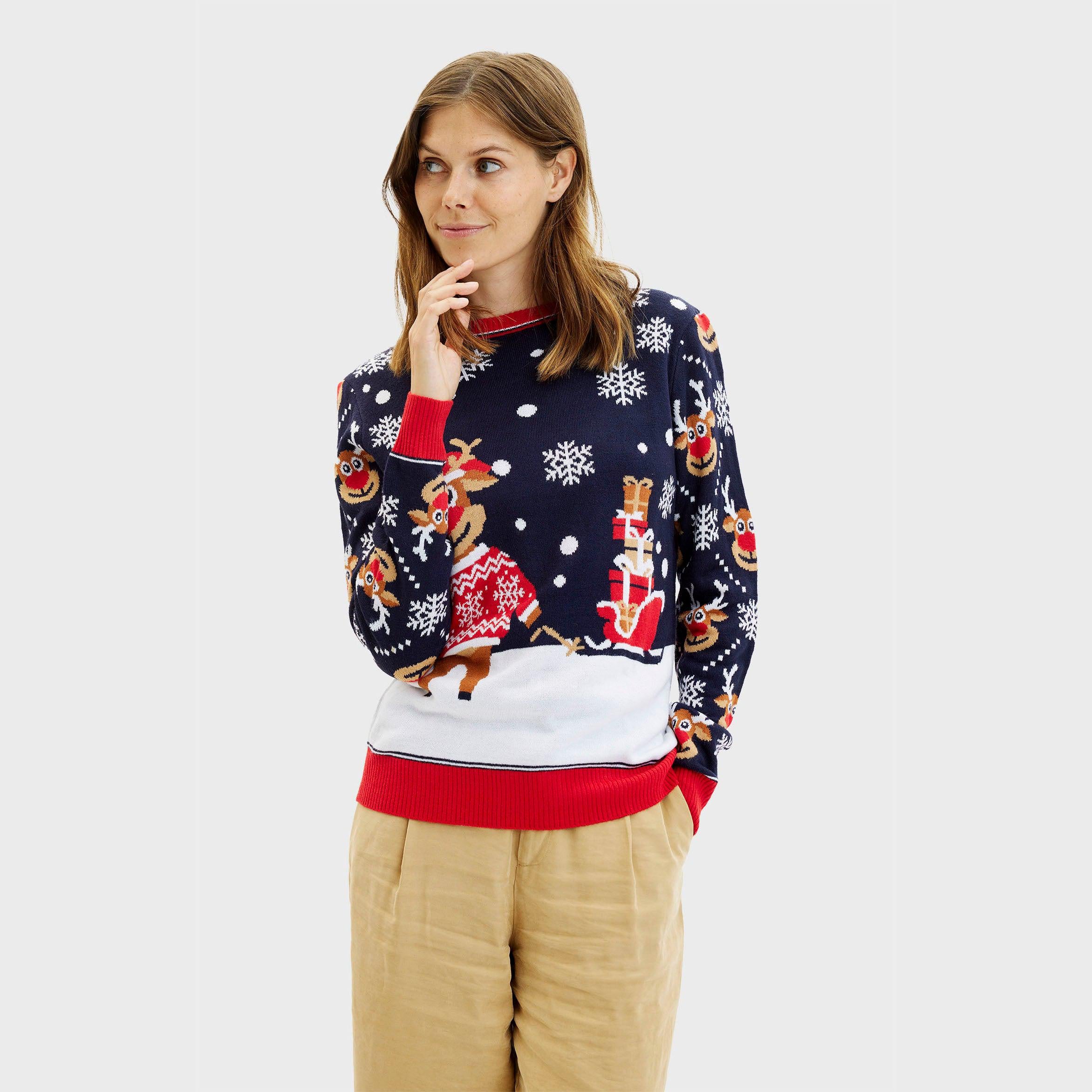 The Bringing Christmas Gifts Kersttrui - Dames